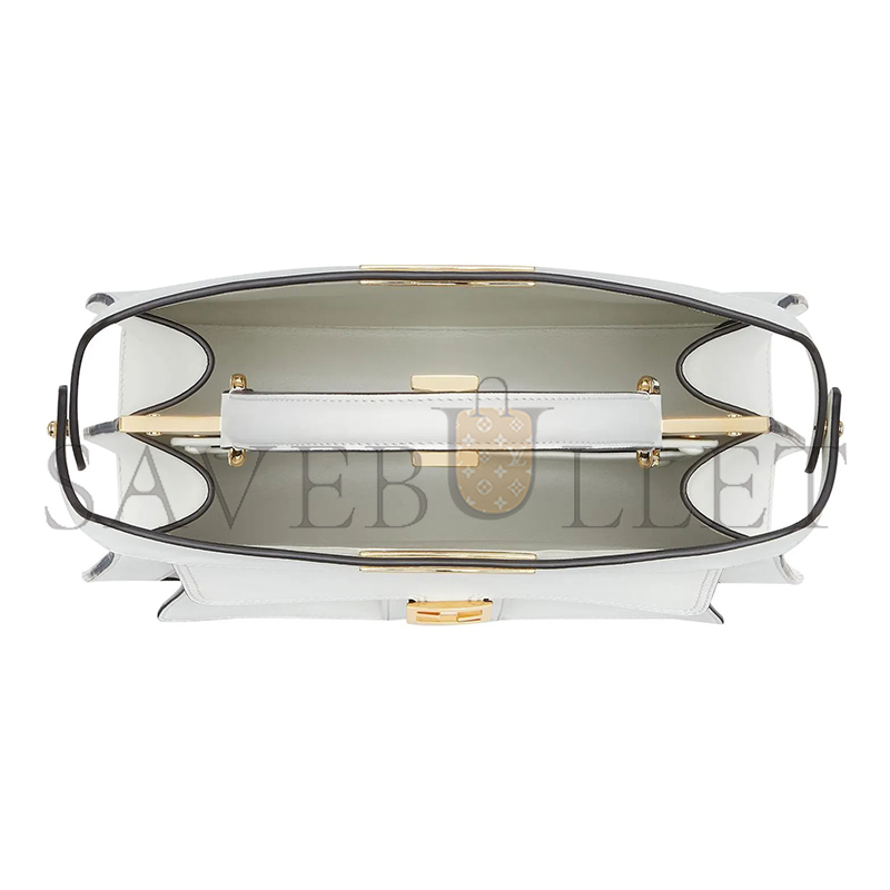 F**di peekaboo i see u leather top handle bag 8bn321amcxf0k7e (23*18*11cm)